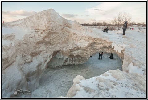 Ice Caves Lake Michigan Muskegon