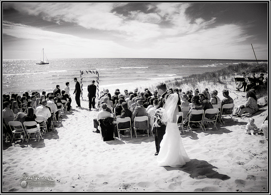 Muskegon Beach Wedding Photography